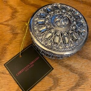 CHRISTIAN SIRIANO NEW YORK JEWELED GLITTER BOX